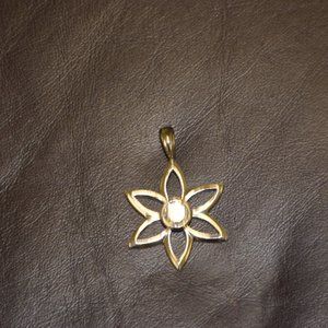 Silpada Sterling Silver and CZ Flower Pendant